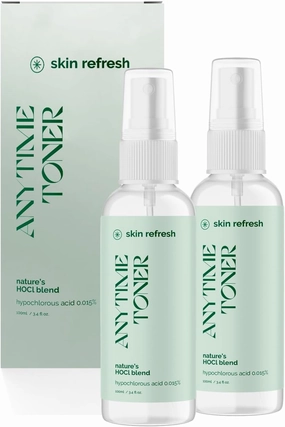 Good Salt Living Skin Refresh Anytime Skin Toner for All Skin Types, Made in The USA, 3.4 Ounce Bottle, 2-Pack