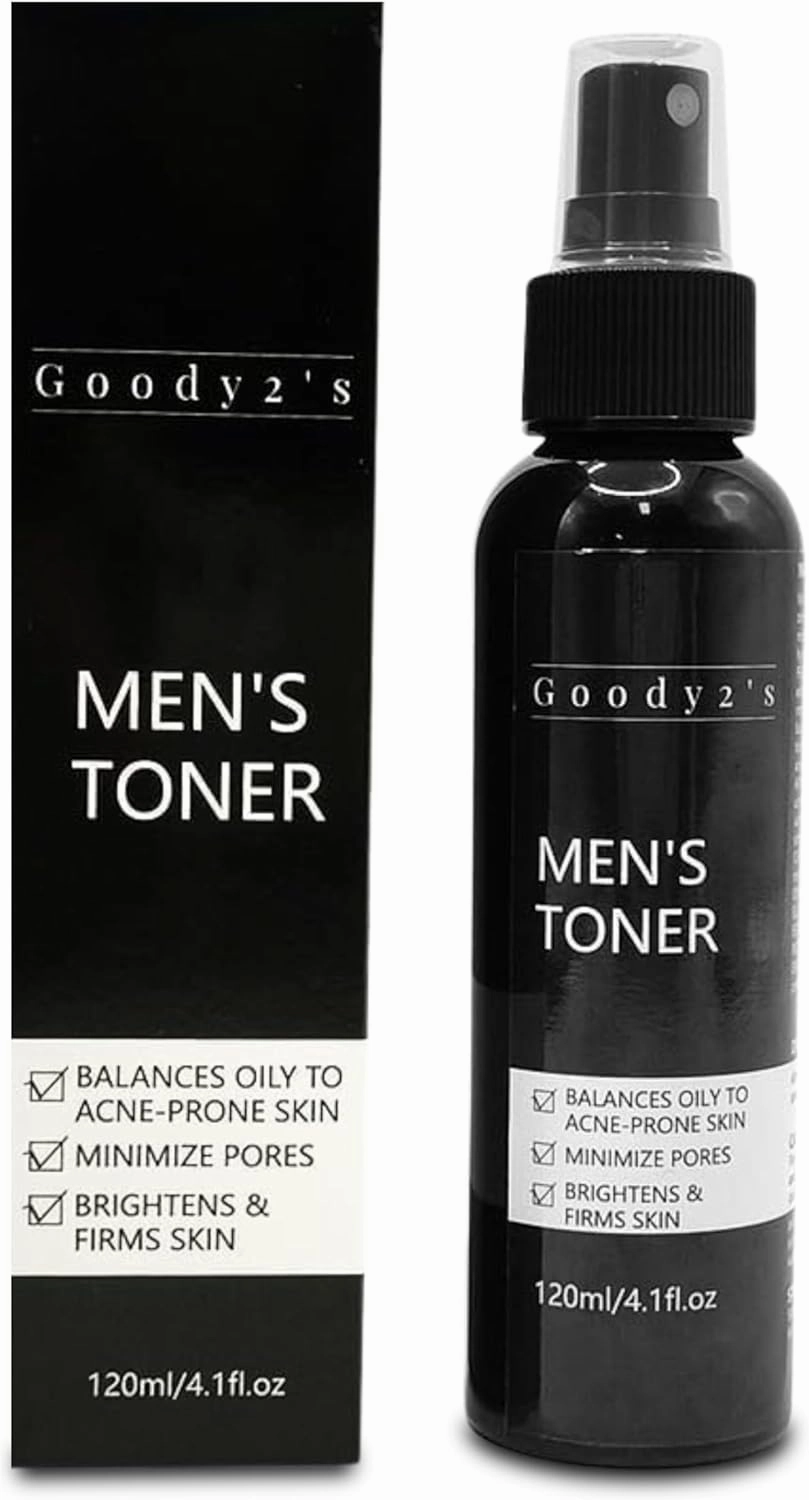 GOODY 2'S Men's Balancing Face Toner – Natural & Organic Alcohol-Free Facial Toner for Hydrating & Refreshing Skin
