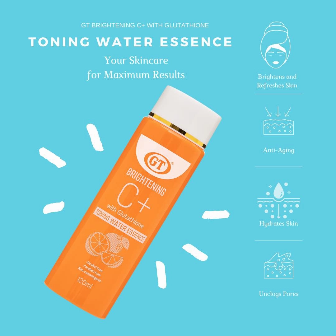 GT Cosmetics Brightening C  with Glutathione Toning Water Essence 120mL