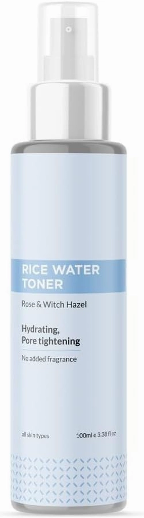 GT Refreshing Rice Water Toner | Korean Face Toner Plus Mist for Glowing Skin| Hydrating and Pore Tightening| for Men and Women| All Skin Types |100ml