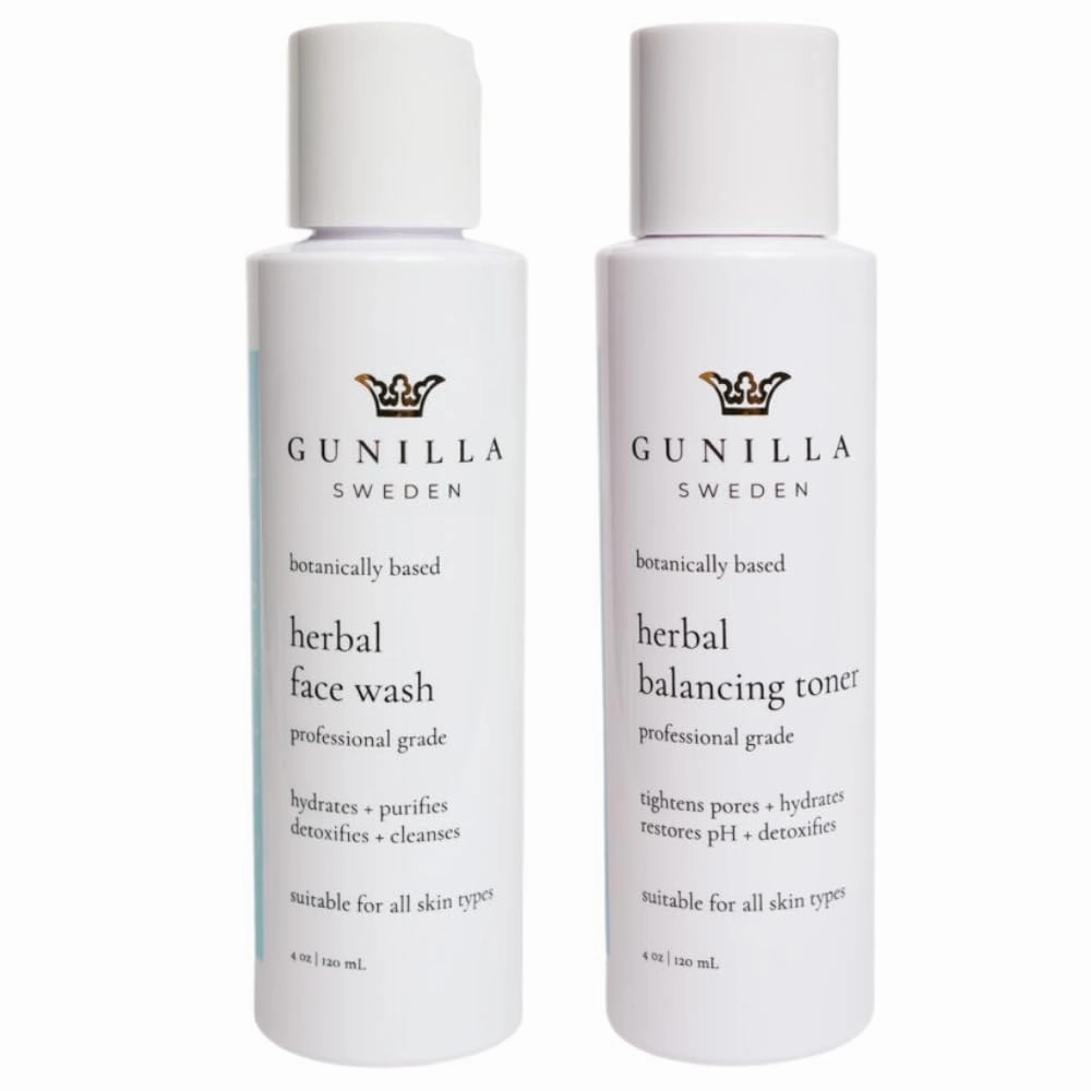 Gunilla Herbal Face Wash & Balancing Toner Bundle
