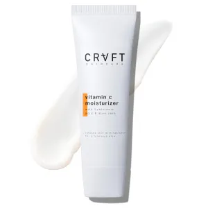 Hair Craft Co. Vitamin C Moisturizer for Face 1.7oz – Brightening Face Cream/Lotion for Radiance - Fight Aging and Wrinkles - All Skin Types - 30 Day Supply