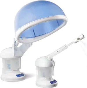 Hair Steamer Kingsteam 2 in 1 Ozone Facial Steamer, Design for Personal Care Use at Home or Salon Bar