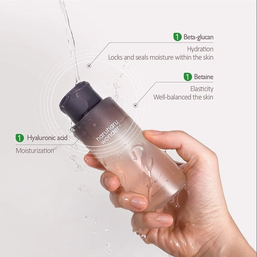Haruharu WONDER Black Rice Hyaluronic Toner for Sensitive Skin 150ml