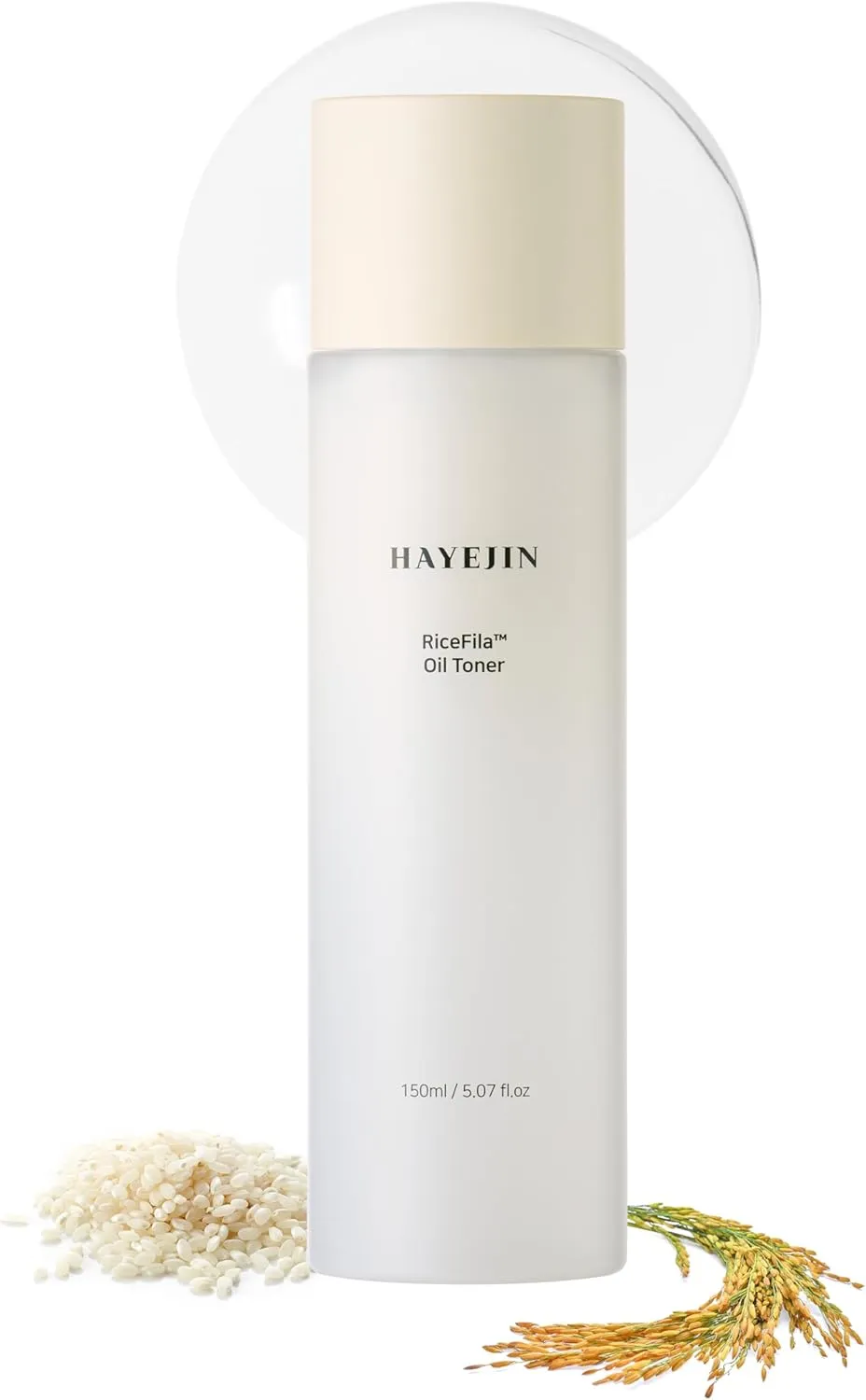HAYEJIN RiceFila Oil Rice Toner K Beauty Products | Hydrating Facial Toner for Sensitive Skin | Facial Oil Skin Rice Toner for Face Korean (5.07 Fl. Oz)