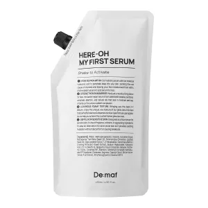 Here-Oh My First Hydrating Serum with Hyaluronic Acid | Facial Serum for Glowing Skin & Skin Barrier Repair | Korean Serum for Dry Skin & Sensitive Skin (15.22 fl oz,Refill)