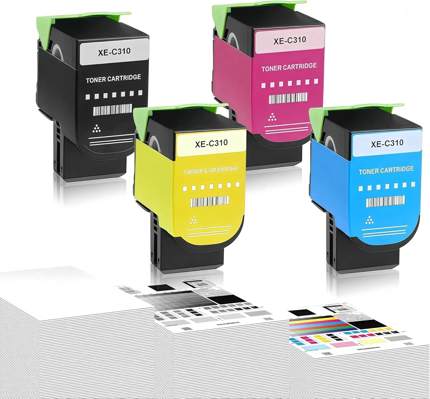 High-Yield for Xerox C315 C310 Toner Cartridge High Capacity Ink Replacement for 006R04356, 006R04357, 006R04358, 006R04359 (BK/C/M/Y)