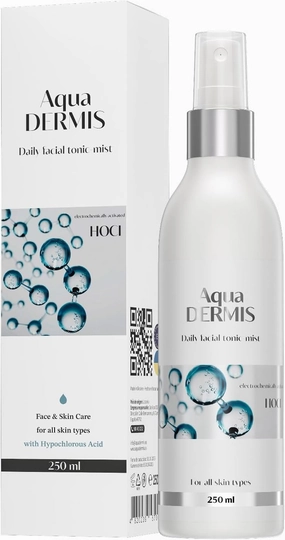 HOCl Facial Mist 250 ml / 8.45 fl oz – Hydrating & Soothing Spray for Sensitive & Irritated Skin | Alcohol-Free, Natural, Dermatologist-Tested