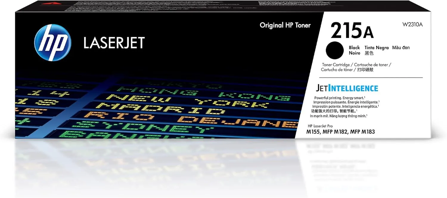 HP 215A Black Toner Cartridge for HP Printers | Works with Printer Series: Color LaserJet Pro M155, Color LaserJet Pro MFP M182, M183 | W2310A