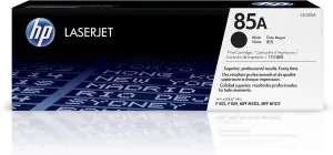 HP 85A Black Toner Cartridge for HP Printers | Works with Printer Series: LaserJet Pro P1102, P1109; LaserJet Pro MFP M1212, M1217 | CE285A