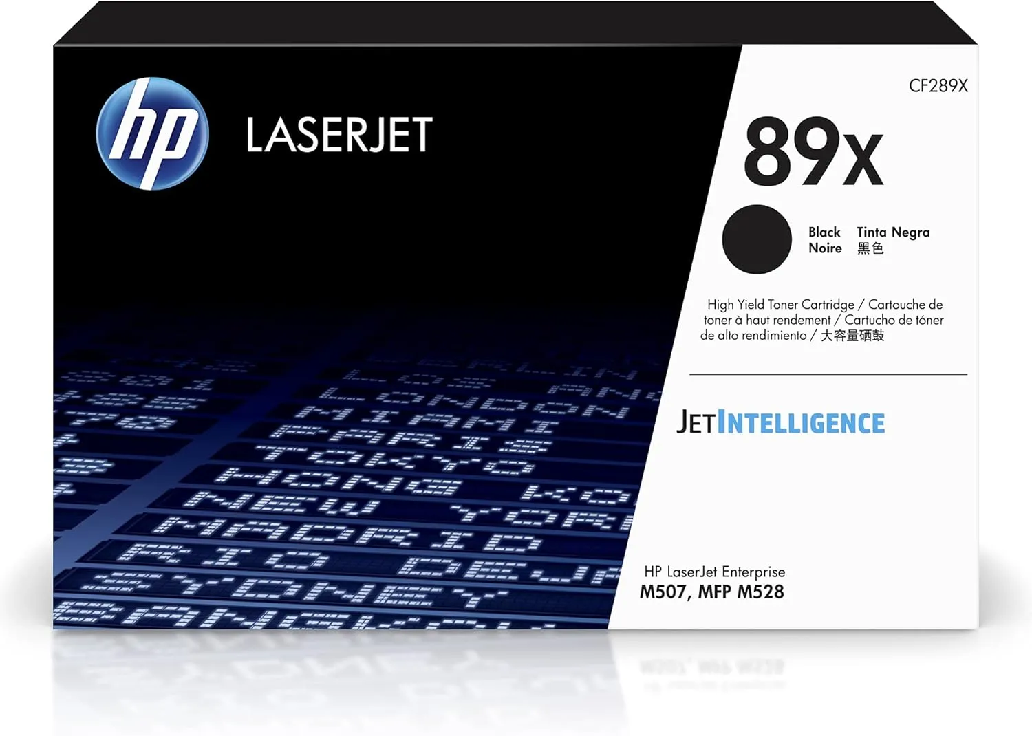 HP 89X Black High-yield Toner Cartridge for HP Printers | Works with Printer Series: LaserJet Enterprise M507, LaserJet Enterprise MFP M528 | CF289X