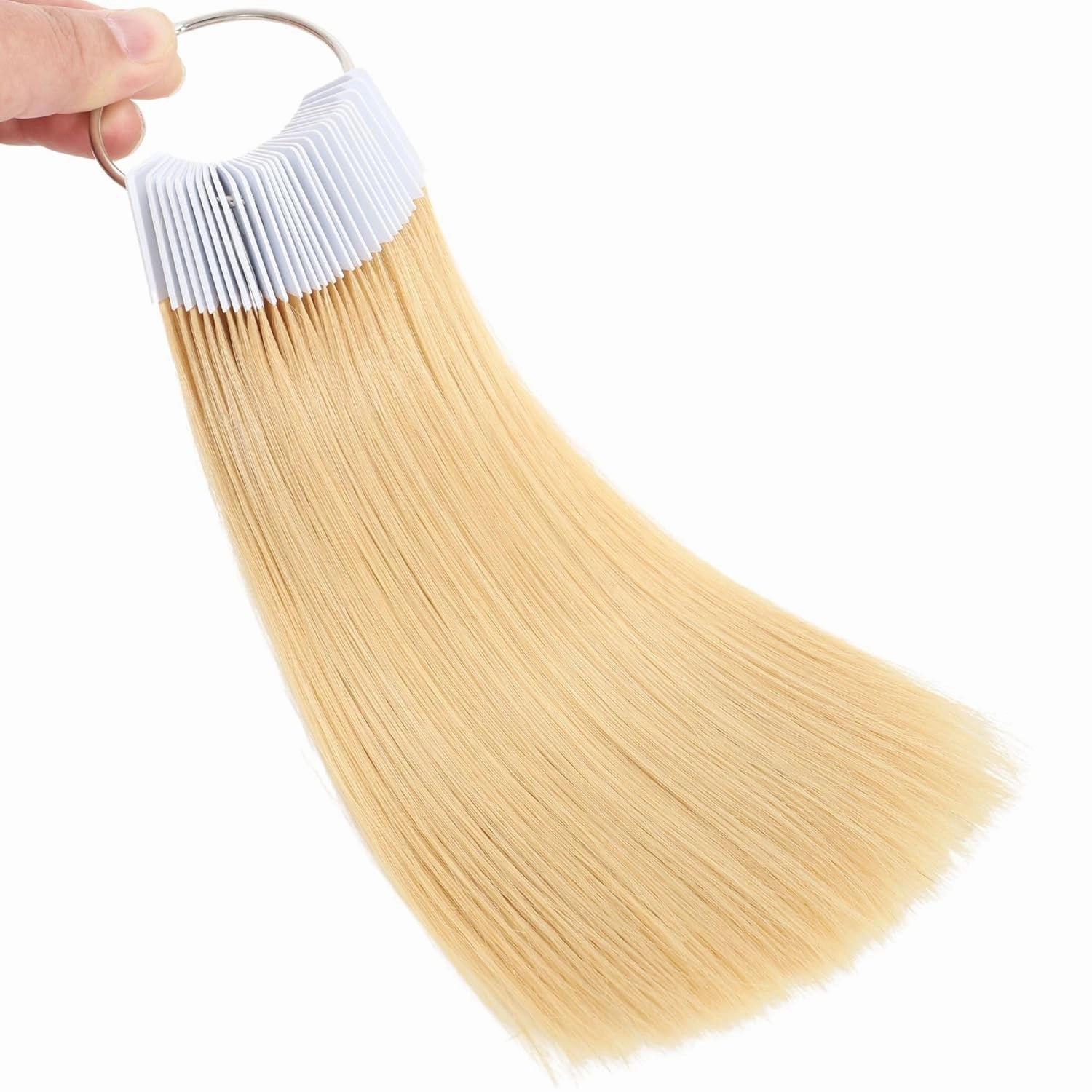Human Hair Swatches for Testing Color, Tone Level 9, 613 Blonde，8 Inch (Pack of 30)