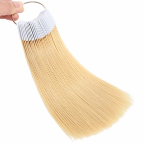 Human Hair Swatches for Testing Color, Tone Level 9, 613 Blonde，8 Inch (Pack of 30)