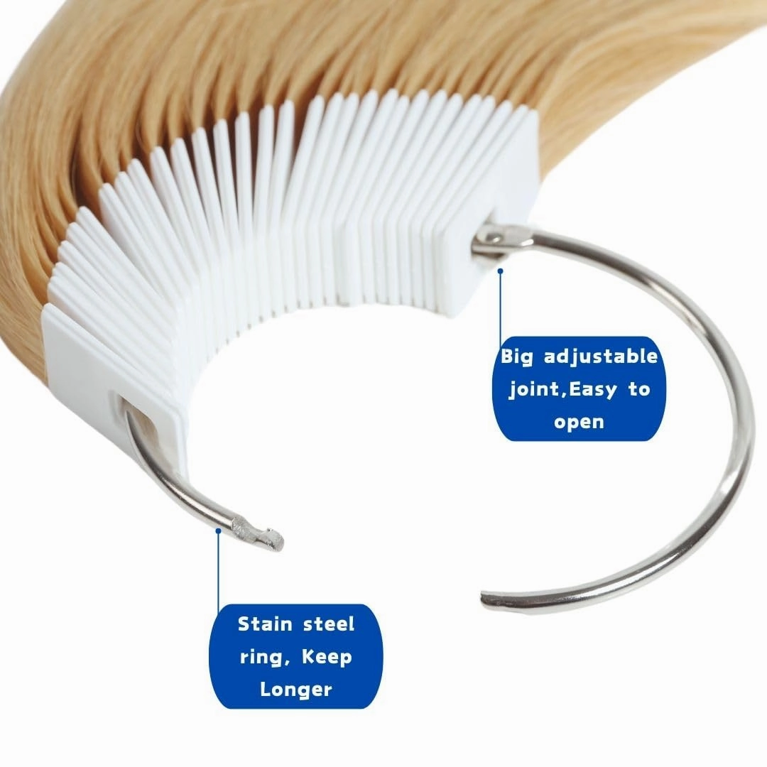 Human Hair Swatches for Testing Color, Tone Level 9, 613 Blonde，8 Inch (Pack of 30)