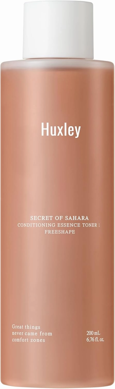 Huxley Conditioning Essence Toner; Free Shape, 6.76 fl oz (200 ml), Cactus Oil, Moisturizing Toner, Calming Skin, Refreshing & Hydrating