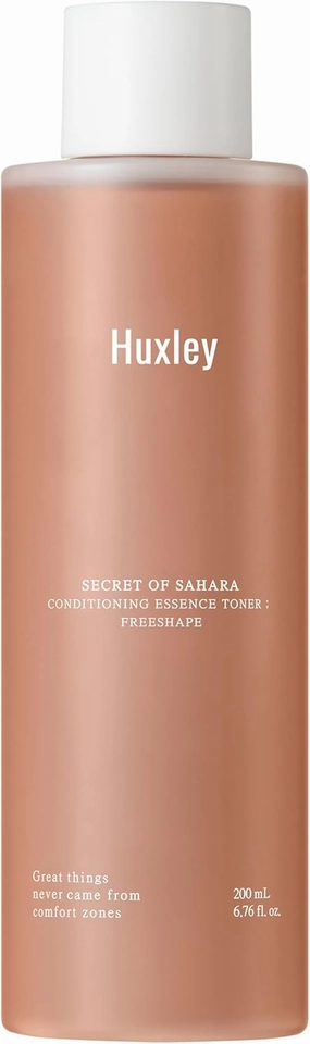 Huxley Conditioning Essence Toner; Free Shape, 6.76 fl oz (200 ml), Cactus Oil, Moisturizing Toner, Calming Skin, Refreshing & Hydrating