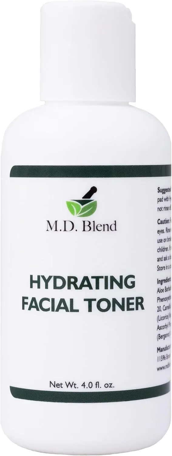 Hydrating Facial Toner | Deep Rejuvenation | Rid Skin of Impurities, Dirt, Dead Cells | Revitalizes & Soothes for Silky Smooth, Fresh Feel | Convenient Spray Mist - 4oz