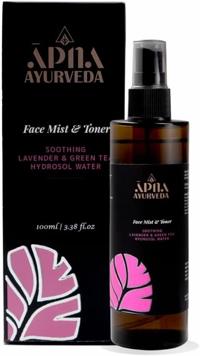 Hydrating Face Mist & Toner with Lavender & Green Tea Hydrosol Water Toner That Combats Ageing | Alcohol-Free Mist & Toner for Pore Tightening, Women & Men - 100 ml