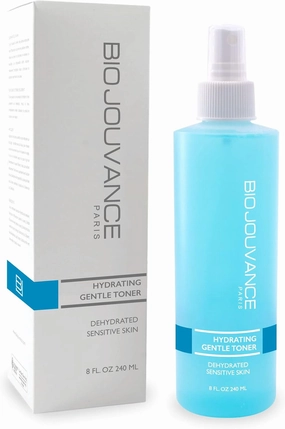 Hydrating Gentle Toner 8oz / 240ml - for Normal/Dry/Sensitive Skin | PH Balancing | Alcohol-Free | Daily Facial Skin Care Treatment Regimen | Made in France