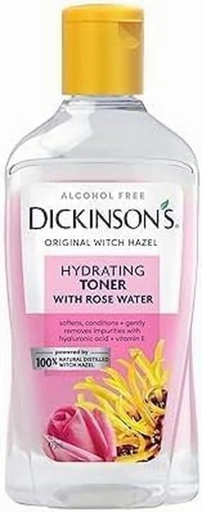 Hydrating Toner with Rosewater, Alcohol Free, 98% Natural Formula, 16 Fl Oz (Pack of 1)