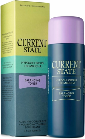 Hypochlorous Acid, Kombucha Balancing Toner | Daily Treatment for Sensitive Skin | Relief for Redness, Breakouts | Soothing pH Balancing Toner | Vegan, Fragrance-Free | Made in The USA, 4 Fl Oz