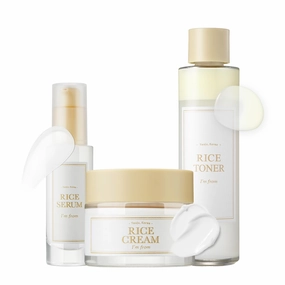 I'm From Rice All in one Set Korean Skincare for Glowing Hydrating Glass Skin