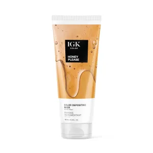 IGK Hair Gloss Toner & Color Depositing Mask | Honey Blonde Semi-Permanent | Vegan   Cruelty Free | Honey Please