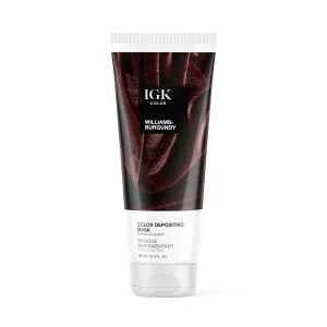 IGK Hair Gloss Toner & Color Depositing Mask | Intense Burgundy Semi-Permanent | Vegan   Cruelty Free | Williams Burgundy