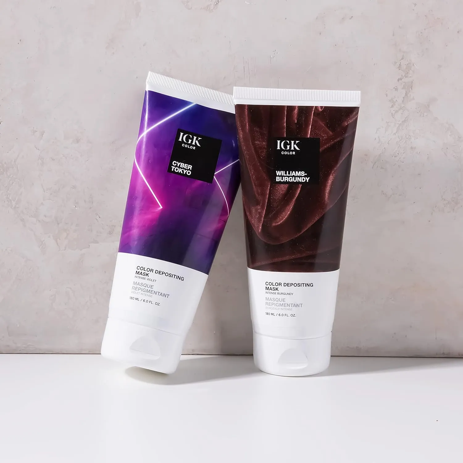 IGK Hair Gloss Toner & Color Depositing Mask | Intense Burgundy Semi-Permanent | Vegan   Cruelty Free | Williams Burgundy