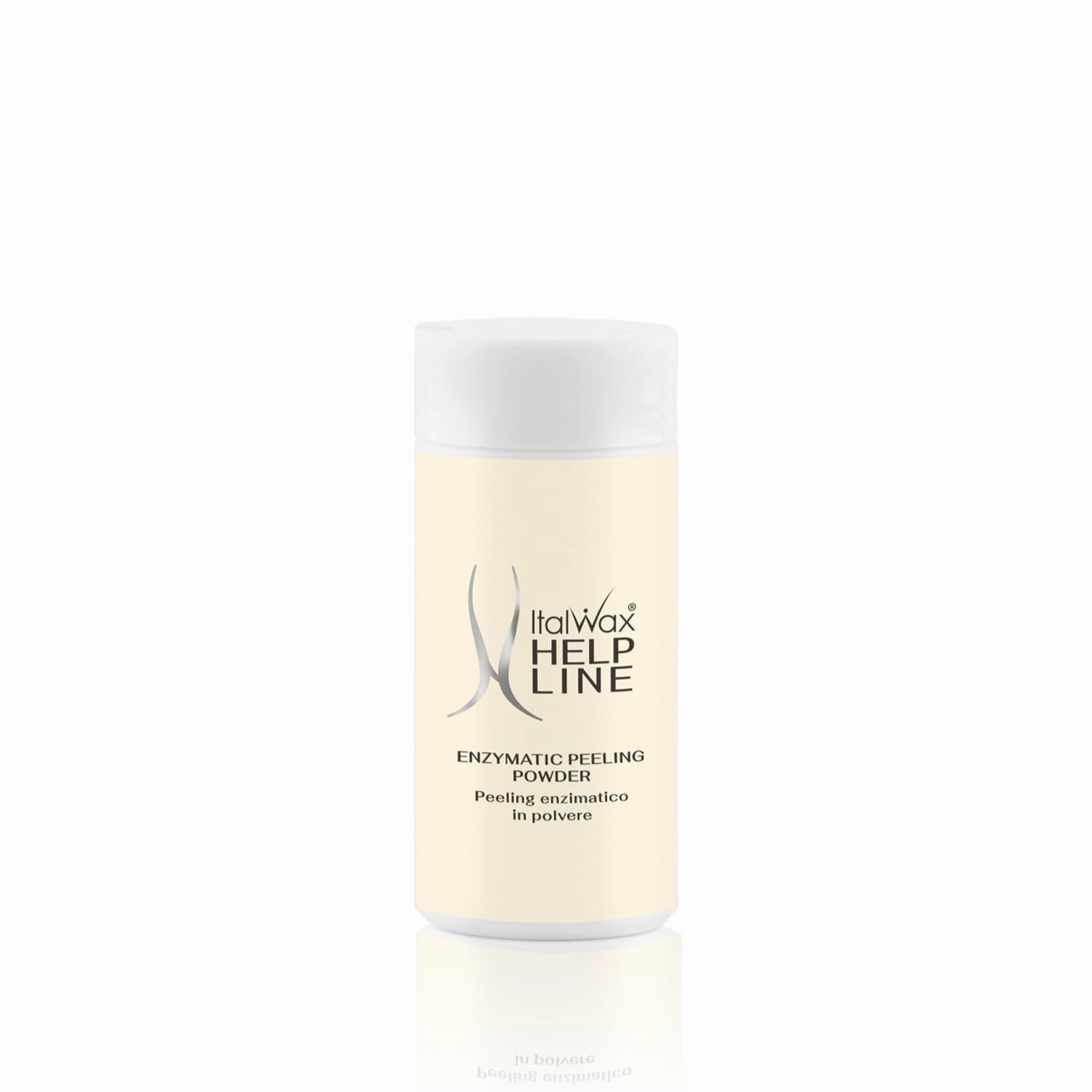 Italwax Help Line Enzymatic Peeling Powder 1.06 oz (30g) – Gentle Facial Exfoliant with Papain and Bromelain – Pre-Waxing Skincare – For Professional and Home Use