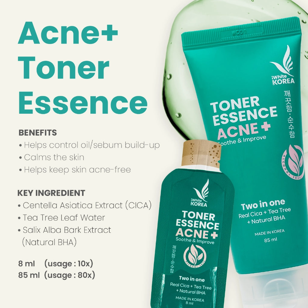 iWhite Korea Toner Essence Acne   (Soothe & Improve) 85ml
