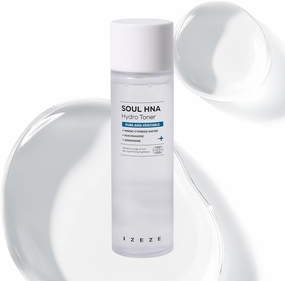 IZEZE Soul HNA Hydro Toner 5.07 fl.oz, 150ml | Hyaluronic Acid for Dry Skin, Hydrating, Korean Skin Care Toner, Cypress Water