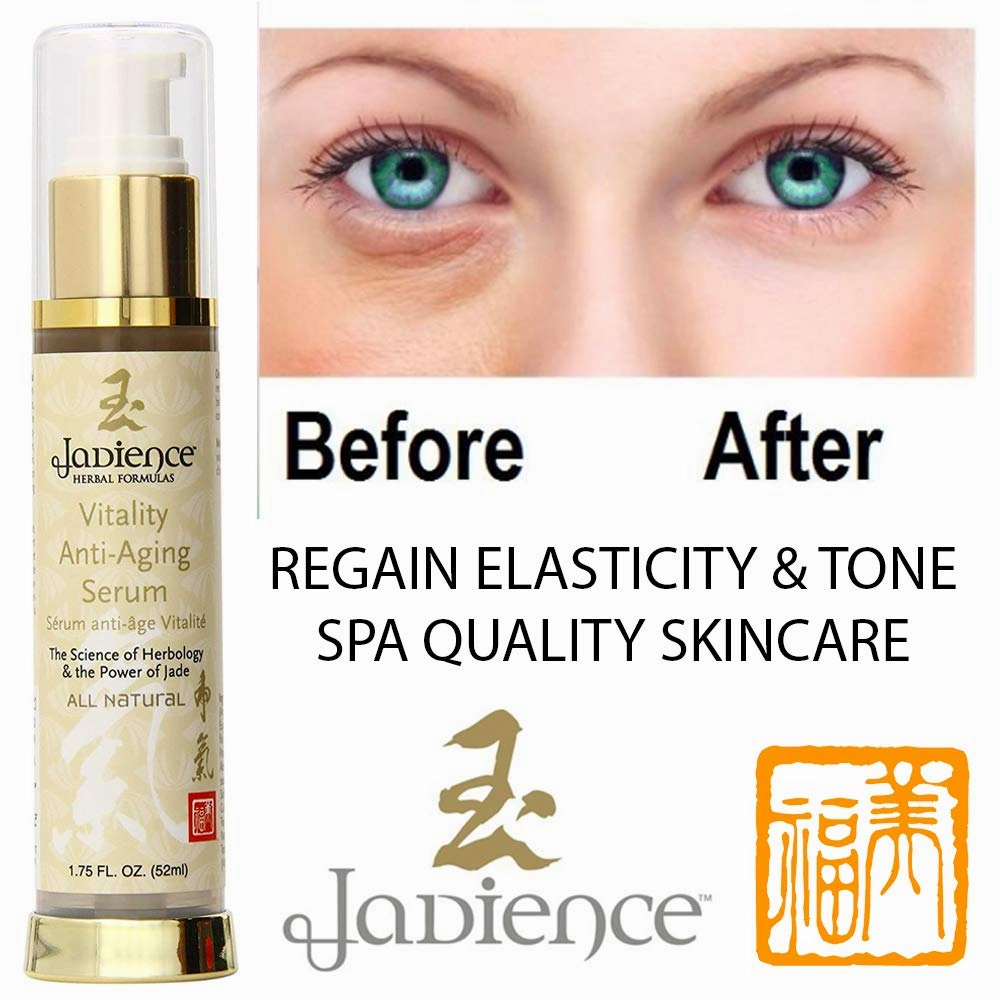 Jadience Vitality Hyaluronic Acid Anti Aging Serum For Wrinkles & Smooth Facial Fine Lines | 1.75 Oz Brighten & Revitalize Skin & Face Tone | Intense Hydration   Moisture Paraben-free