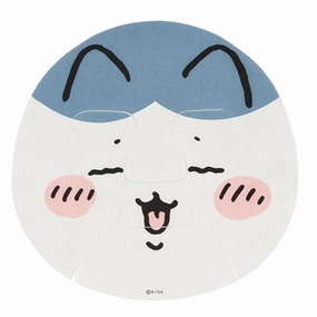 Japanese Style Facial Sheet Mask for Skin Care Kawaii Face Mask 1 piece,Animal Character Package Face Mask Pack with Hydrating Vitamin C derivative moisturizing CICA (68328)