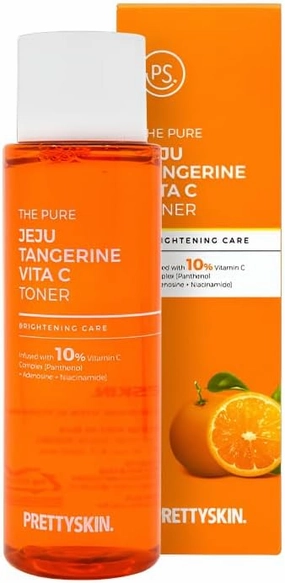 Jeju Tangerine Vitamin C Toner for face 250ml(8.45 fl.oz.) | Soothing, Oil-Moisture Balance, Vitality with Panthenol   Adenosine   Niacinamide, Korean Skincare
