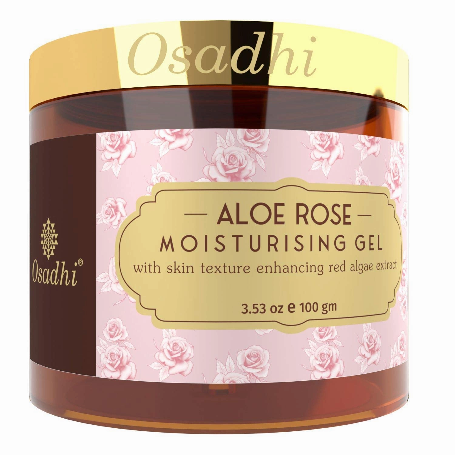 Jesica Pure Aloe Vera Moisturizer With Hyaluronic Acid, Red Algae and Rose Gel for Face Skin & Hair, 100gm