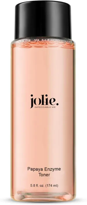 Jolie Papaya Enzyme Toner - Alcohol-Free Toner W/Papaya Extract - Clarify & Renew -Stimulate Cell Circulation - Non-Drying - No Irritation - All Skin Types - 5.8 oz.