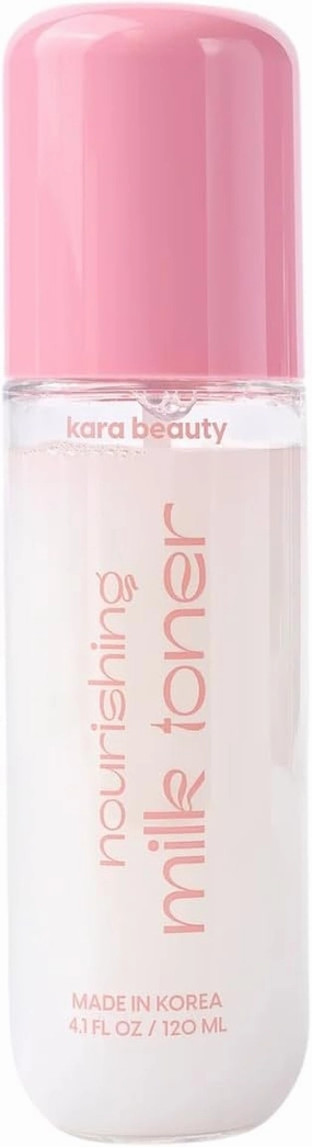 KARA BEAUTY Nourishing Milk Toner - Ultra Hydrating Korean Skin Care with Hyaluronic Acid, Vitamin C Serum for Face, Azelaic Acid, Vitamin E Oil, Brightening & Milky Toner Made in Korea