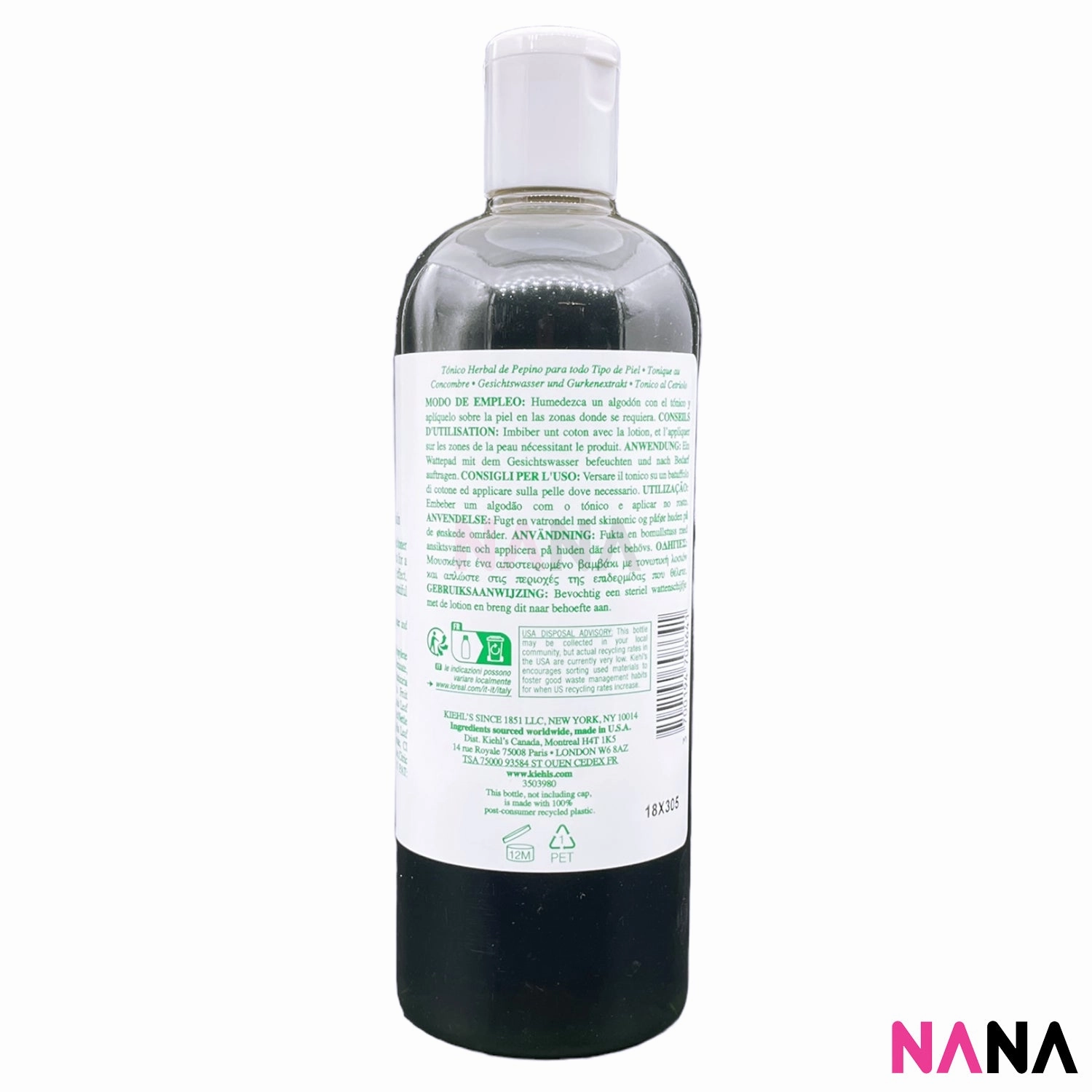 Kiehl's Cucumber Herbal Toner 500ml
