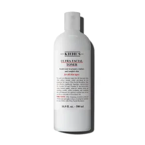 Kiehl's Ultra Facial Toner with Squalane, Gentle Alcohol-free Face Toner, Hydrates Skin and Refines Skin Texture, Non-stripping Formula, with Avocado Oil & Vitamin E, Paraben-free, Fragrance-free