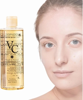 Kniyea VC Toner Intensive Brightening, 600ml VC Toner with Vitamin C Intensive Whitening Remove Pimple Marks Dark Spots, Minimizes Pores & Soothes Dry (1PCS)
