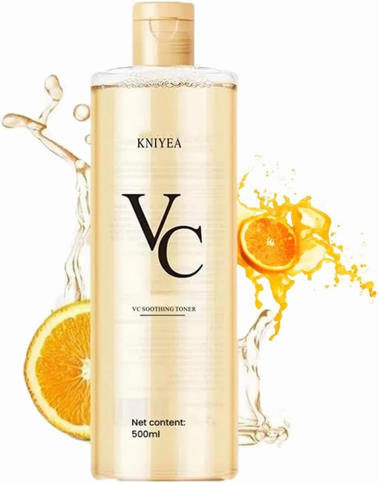 Kniyea Vc Toner, Vc Toner Korean, 𝐊𝐧𝐢𝐲𝐞𝐚 𝐕𝐜 𝐒𝐨𝐨𝐭𝐡𝐢𝐧𝐠 𝐓𝐨𝐧𝐞𝐫, Refreshing Hydrating Rejuvenating Wet Compress Moisturizing Water (500ML)