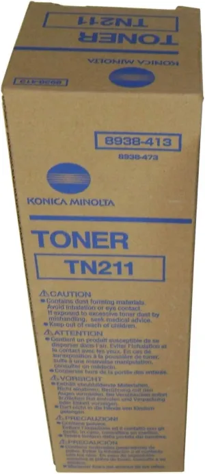 Konica Minolta 8938-413 OEM Toner - bizhub 200 222 250 282 Toner (TN211) OEM