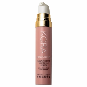 KORA Organics Kakadu Plum Vitamin C Serum, Antioxidant Rich Facial Serum with Hyaluronic Acid, Protect & Improve Skin Tone, Certified Organic, Cruelty Free, 0.34 fl oz