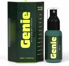 KRINAL Genie Hypochlorous Acid Spray l Soothing Anti-Bacterial & Anti-inflammatory Toner l with Rose Water l Alcohol & Fragrance-Free l Multipurpose Face & Body Spray