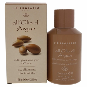 L'Erbolario Argan Oil Precious Body Oil - Fragrant Oil With Vitamin E To Greatly Nourish Your Skin - Provides Remarkable Active Ingredients To Keep Your Skin Youthful - No Silicones - 4.2 Oz