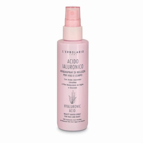 L’Erbolario Hyaluronic Acid Beauty Water Spray for Face and Body - Face Mist and Body Moisturizer Spray - Skin Toner - With Coconut Pulp - 5 oz