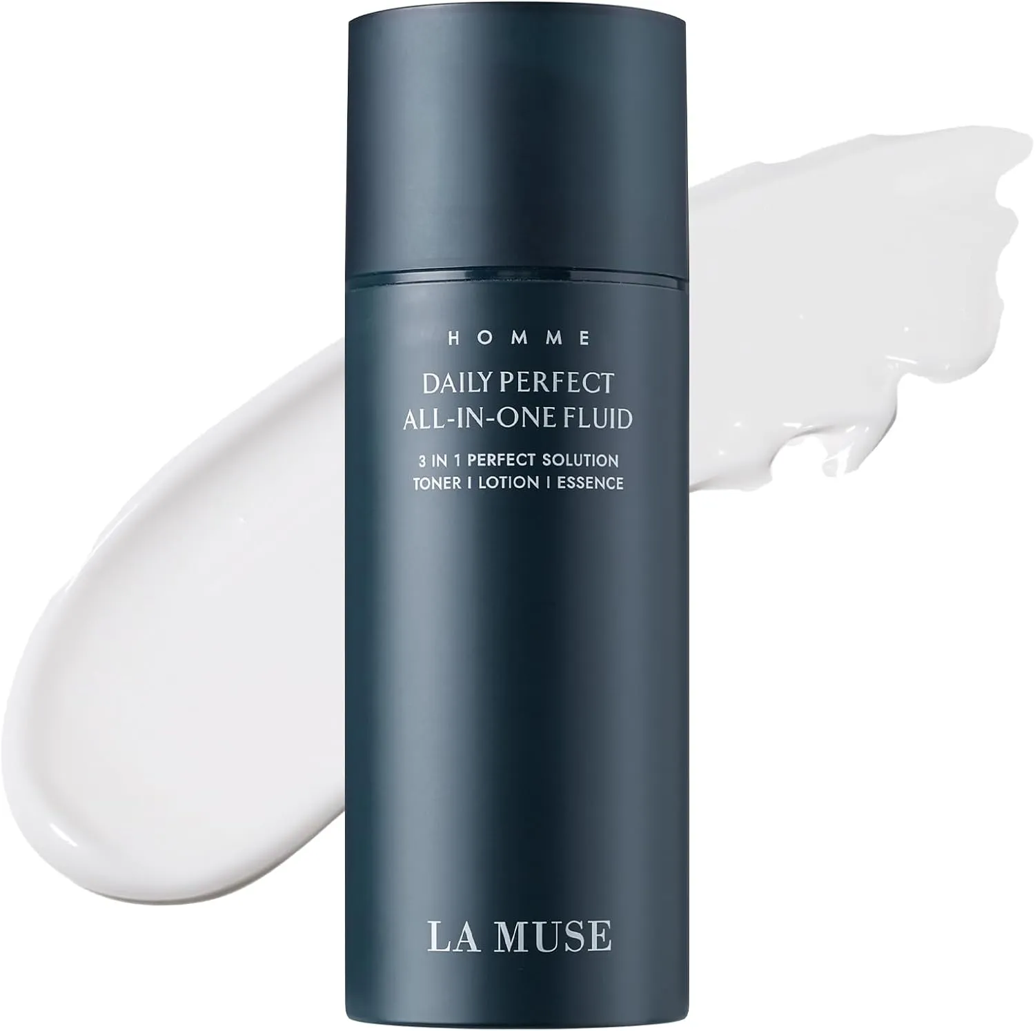 LA MUSE Homme Daily All-in-One Moisturizer for Men | Reduces Fine Lines with Niacinamide | Hydrating, Radiant Men's Facial Lotion | Lightweight, Non-Greasy After-Shave Lotion for Oily, Sensitive Skin