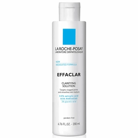 La Roche-Posay Effaclar Clarifying Solution Acne Toner with Salicylic Acid LRPW (6.76 fl. oz.)