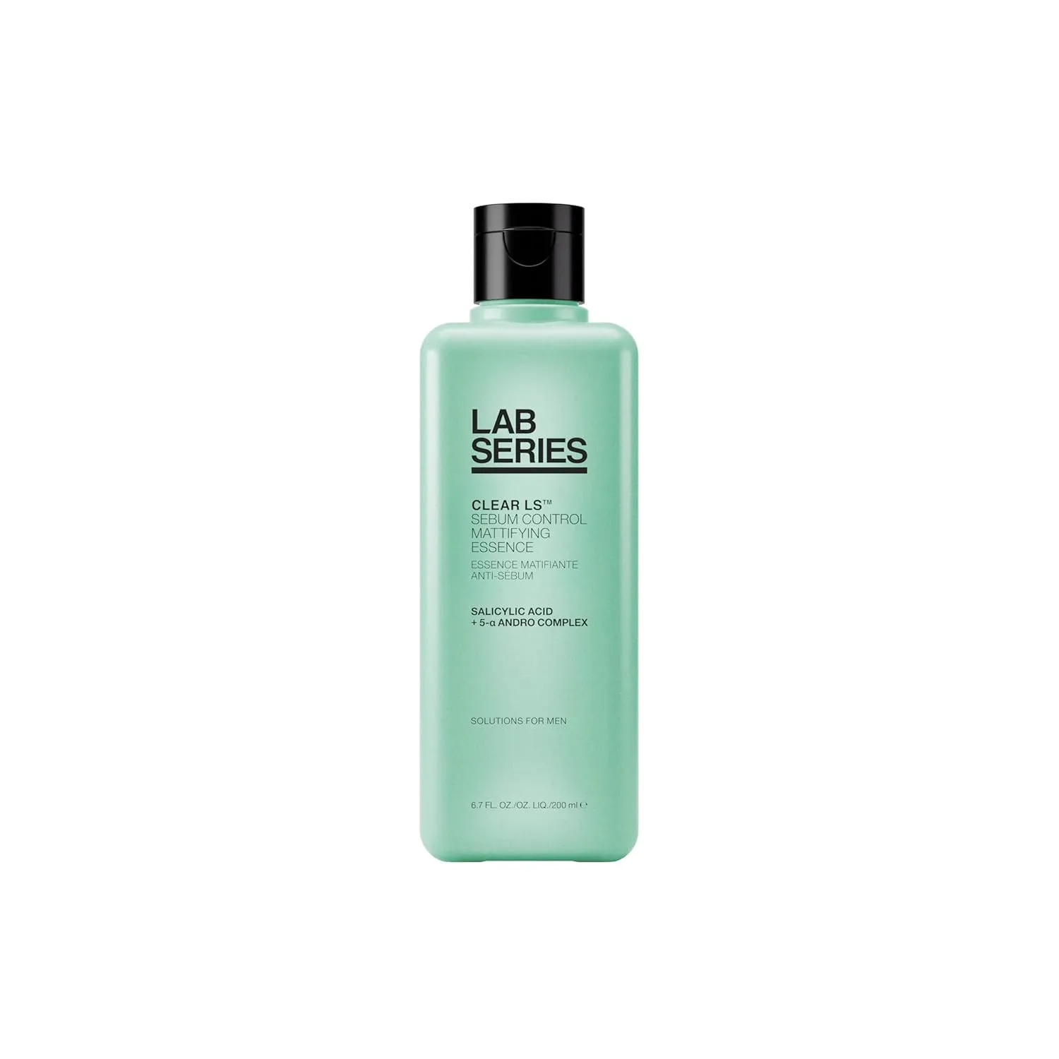 Lab Series Clear LS Oil Control Mattifying Toner for Men with Salicylic Acid | Men's Face Essence Suitable for Acne Prone Skin, 6.7 Fl Oz